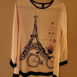 Light Rose Printed Blouse